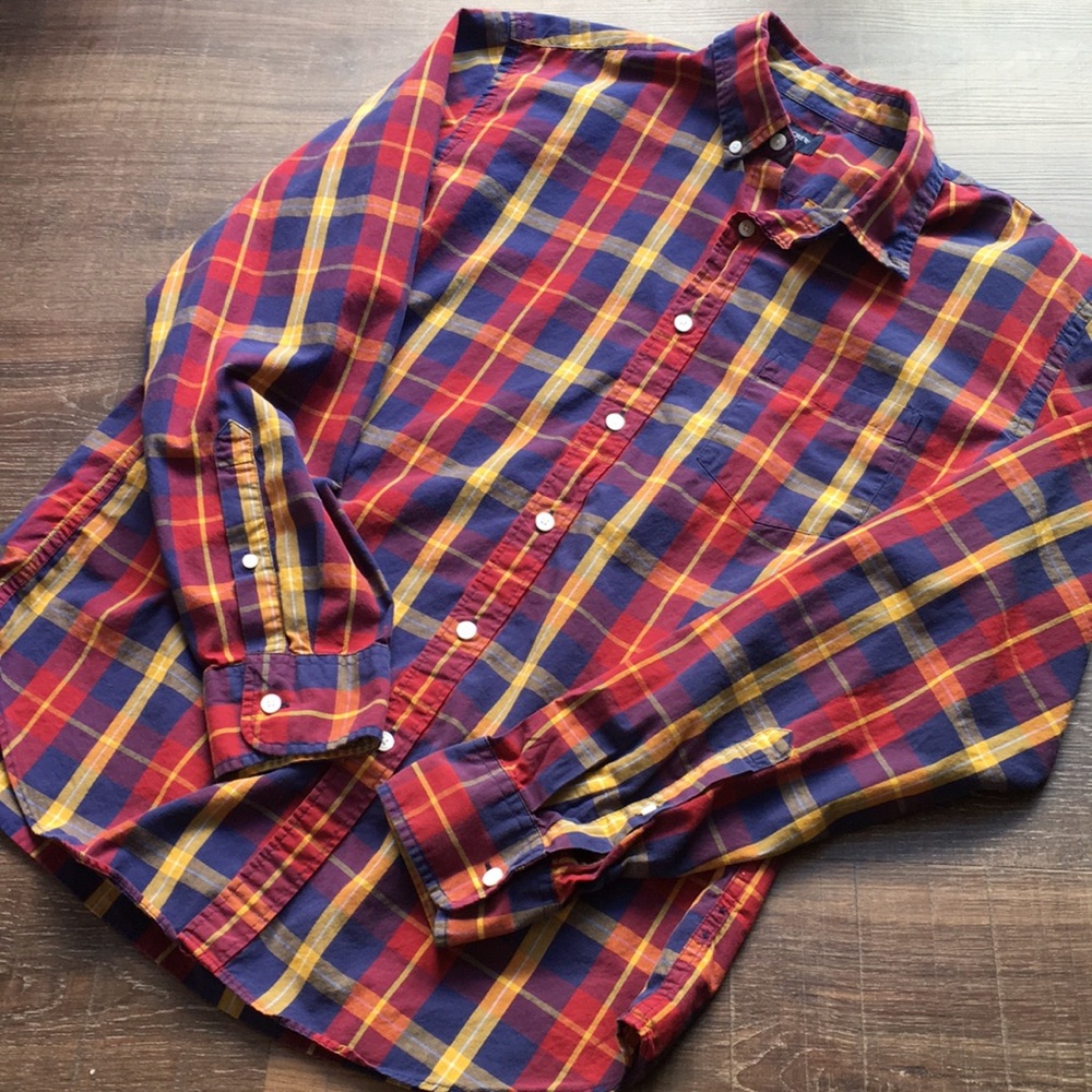 J. Crew Plaid Button Down